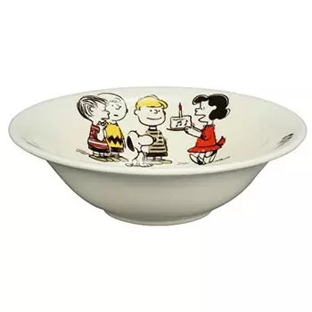 Yamaka Shoten Peanuts SN853-350 Bowl, Pot, Plate, Approx. 6.3 inches (16 cm), Cake, Made in Japan