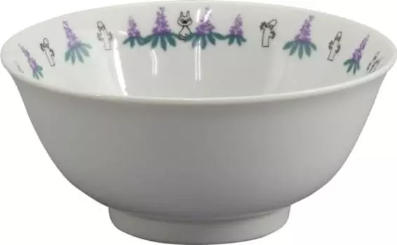 Yamakasyoten Moomin MM5703-312 Ceramic Mini Bowl (Diameter 5.9 inches (15 cm), 22.8 fl oz (580 ml), Snafkin, Blue, Mini Ramen Bowl, Large Rice Bowl, M