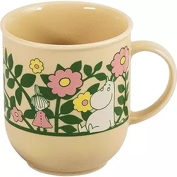Yamakasyoten MOOMIN MM7401-11 Retro Moomin Mug, Approx. 10.4 fl oz (320 ml), Made in Japan