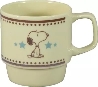 Yamakasyoten Peanuts SN1502-11 Snoopy Mug, Large, Approx. 11.5 fl oz (340 ml), Cup, Coffee, Tea, Microwave, Dishwasher Safe, Peanuts Vintage Series, B