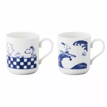 Yamakasyoten Snoopy Dyed Pair Mug PEANUTS SN82/3-13