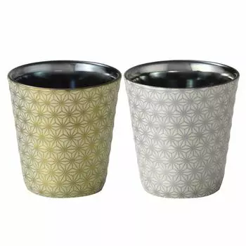 Yamakatsu Mino Toen Rock Glass Rin Rock Cup Pair 310ml 2 pieces (Yamakatsuminotouen) -Rin- RIN-5005A