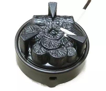 Yamaki Denki Чайная церемония Утварь Инфракрасный обогреватель с передней крышкой Угольный электрический Электрический уголь для печей Слабый переключатель чёрный