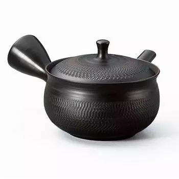 Yamaki Ikai Gyokuryu Kurobiri Vermilion Line Teapot Teapot 220cc