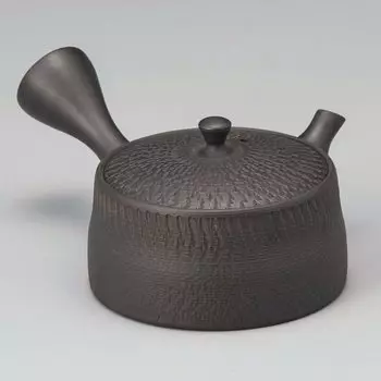 Yamakiikai Gyokuko Kurodo Kiritachi Biri Teapot