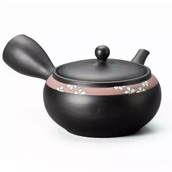 Yamakiikai Made by Black Dode Y341 Teapot, Tosei, Fukujuzakura, 14129cm