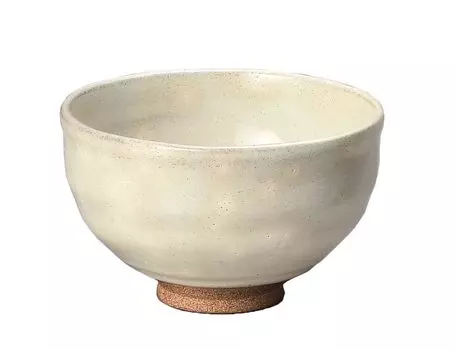 Yamakiikai Maruyoshi Powder White Nagashi Matcha Tea Bowl Y1521 белый