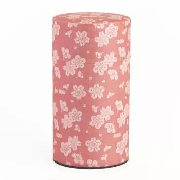 Yamako Tea Caddy Pink Approximately 7.514.2cm