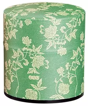 Yamako tea caddy S flower arabesque 84778 pot-can
