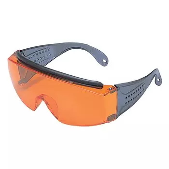 Yamamoto Kogaku YAMAMOTO UV Orange Blue Light Over Glasses Защитные очки с верхней подушечкой Можно использовать с большими очками Широкие дужки