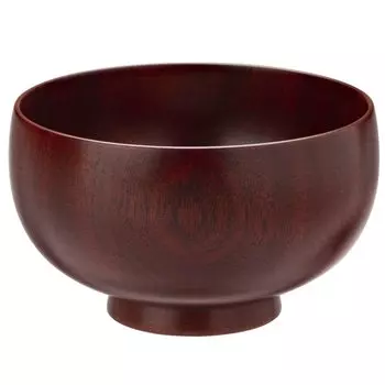 Яманака лаковая посуда Сирасаги деревообработка суповая миска Сирасаги миска S 10см лак сакура красный Сделано в Японии Прибл. красный