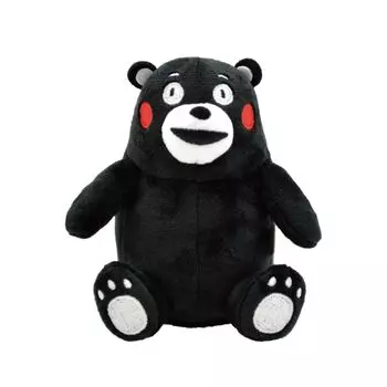 Yamani Manet and Talk Mini Stuffed Kumamon x x KK2400002 H10.5 W9.5 D8.7cm