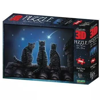 Yamasan Prime 3D Lisa Parker When You Wish Upon a Star 10191 Finished 61 x 46cm 500 Pieces Size /