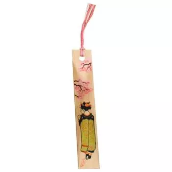 Yamashita craft Bamboo bookmark Sakura/Maiko