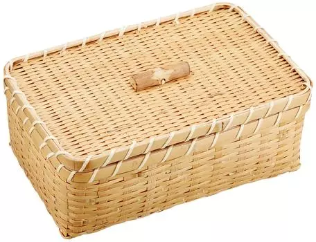 Yamashita craft Белый бамбуковый квадратный бенто большой 32152000 (Ямасита ремесло)