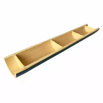 Yamashita Craft Made in Japan, окрашенная в синий цвет, половинная тарелка на троих 28419000