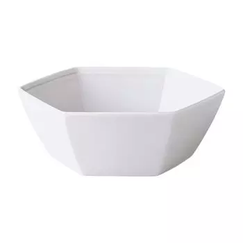 Yamashita Crafts белая шестигранная чаша Mino Ware современный стиль 128877 11,5 см