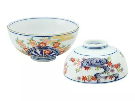 Yamashita Crafts Пиала для риса Госёгурума Посуда Арита Парная пиала в деревянной коробке 45026110 11,3В5,5см/10,8В5см