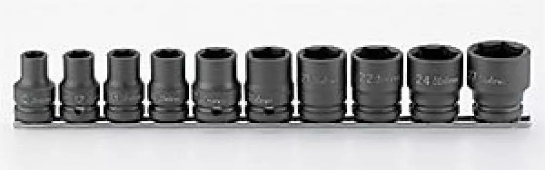 Yamashita Industrial Research Institute Impact Hex Socket Rail Set Drive Thin Wall 10 шт. 1 комплект (Ко-кен) RS14401M/10 Уголок 12,7 мм