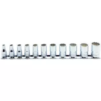 Yamashita Industrial Research Institute Socket Rail Set 12 Square Drive 11 Pieces 1 Set (Ko-ken) RS2405M/11 Angle 6.35mm