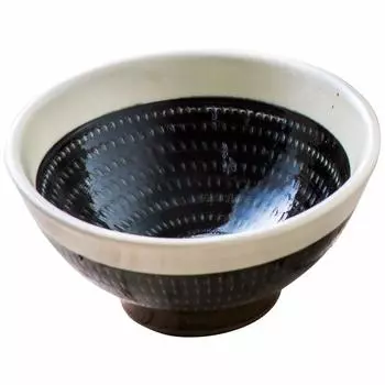 Yamashita Kogei Rice Black x Made in Koishiwara Ware Rice Small 453050 Миска, Гот, 12 H6см, Япония, Миска,