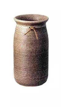Yamasho Pottery Umbrella Stand Brown Diameter x Height Shigaraki Ware Comb Umbrella Stand etc. Approx. 22.0 43.0cm