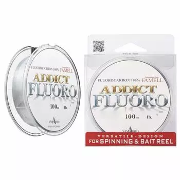 YAMATOYO Fluorocarbon Line Famel Addict Fluoro 100m 5lb Clear No. 1.2