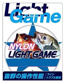 Yamatoyo Nylon Light Game 150m White Blue 1 No. (4LB)
