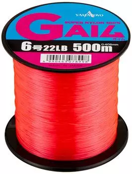 YAMATOYO Nylon Line Gaim 500m 6 22lb Pink No.