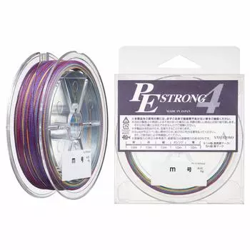 YAMATOYO PE Line PE Strong 4 300m 6 30kg 4 pieces 5 colors No. (1m/5m mark)