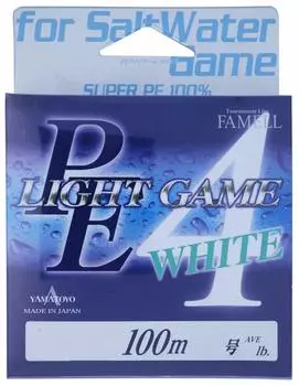 Yamatoyo Tegus PE Light Game White 100m (Yamatoyo) 0.6 (10lb)