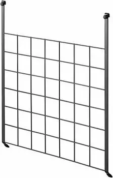 Yamazaki 4833 Range Hood Mesh Panel Tower Black Appliances. W52XD3XH57cm Хранение кухонных инструментов Детали для хранения доступны и продаются отдельно