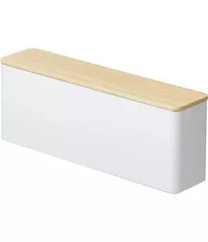 Ямазаки Дзицугё (Ямадзаки) Футляр для хранения ногтей белый приблизительно. Ш33 x Г7,6 x В12,4 см Tosca Большая вместимость Хранение средств по уходу за ногтями Хранение лака для ногтей