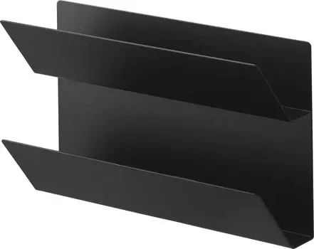 Ямазаки Дзицугё (Ямадзаки) Магнитный держатель для перчаток, черный, приблизительный размер. Ш25 x Г8 x В15,5 см Умный входной лоток для хранения аксессуаров для выходящих товаров