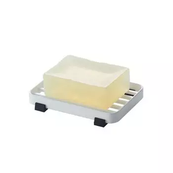 Ямазаки Дзицугё (Ямадзаки) Мыльница белая прибл.. Мыльница в форме башни Ш11 x Г7,5 x В1,2 см 6799