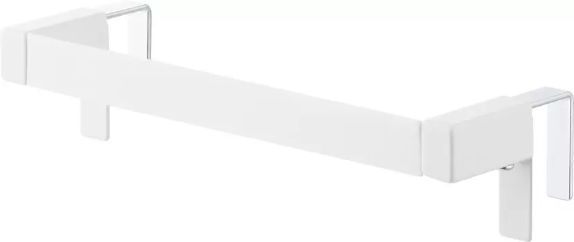 Ямазаки Дзицугё (Ямадзаки) Нескользящая вешалка для кухонных полотенец, белая, Ш21,3 x Г5,3 ~ 8,5 x В5 см, вешалка для полотенец 1808