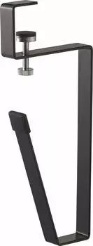 Ямазаки Дзицугё (Ямадзаки) Нижний держатель для стакана в шкафу для ванной комнаты, черный, приблизительно. Подставка для хранения стаканов Tower Floating W1.8XD8XH19cm 5003