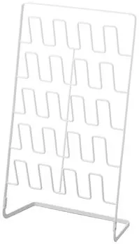 Ямазаки Дзицугё (Ямадзаки) Подставка для тапочек на 10 пар, белая, прибл.. Ш43 x Г18 x В74 см Большая вместимость Тонкий 2693