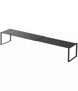 Ямазаки Дзицугё (Ямадзаки) Полка для обуви, телескопическая полка для обуви, рама, черная 2573