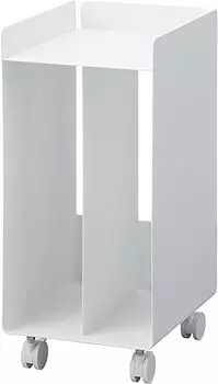 Ямазаки Дзицугё (Ямазаки Дзицугё) [Завершенное изделие только с роликами] Под пианино Тележка для хранения нот Белая Примерно Ш20 x Г25 x