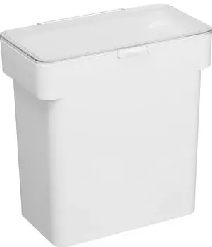 YAMAZAKI home Tower герметичный пищевой контейнер с мерным стаканом WH экономит место один размер белый