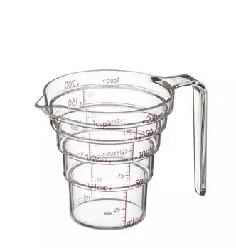 Yamazaki Industries 2699 мерный стакан для микроволновой печи 200 мл прозрачный