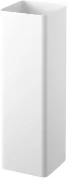 Yamazaki Jitsugyo 1578 квадратная белая стойка для зонта Ш15 x Г15 x В48 см тонкая со съемным поддоном для воды белый