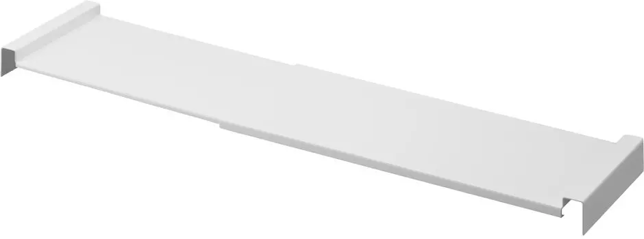 Yamazaki Jitsugyo 1729 Telescopic Kitchen Drawer Medium Rack White x D15 x H3cm Tower Increased Storage Capacity Deep Drawer 2 Tier Storage W37~64 белый