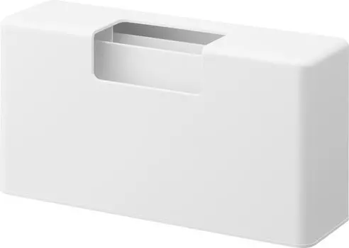 Yamazaki Jitsugyo 1766 Магнитный тонкий пластиковый чехол для хранения, белый xx, плавающий чехол для хранения, пластиковый пакет для хранения, чехол для хранения, ширина 23,5, диаметр 7,1 белый