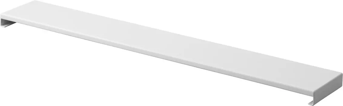 Yamazaki Jitsugyo 2903 Крышка выпускного отверстия, плоская, W60, белая, W63 x D10 x Пластина, тонкая, масляная защита от брызг, легко моется, H2.5cm