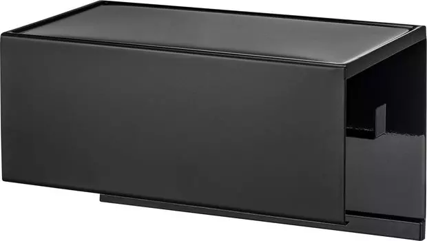 Yamazaki Jitsugyo 4099 Держатель для кухонной бумаги с магнитом x D17 x совместим с большим кухонным подносом, черный, прибл.. Ш30,2 В17,5 см, чёрный