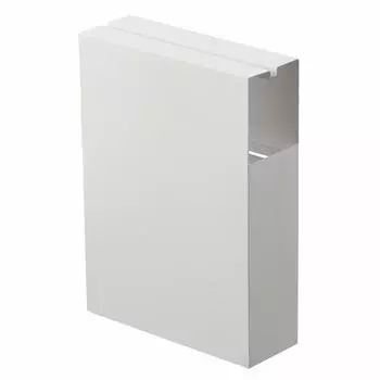 Yamazaki Jitsugyo 4325 Подставка для чистки ковров Белый Приблизительно. W20XD7XH27.5cm Tower Adhesive Cleaner с запасным отсеком