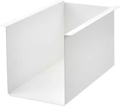 Yamazaki Jitsugyo 4453 Подстольный стеллаж для хранения ящиков Белый xx Башня для хранения мелких предметов под столом, крепится винтами, приблизительно. Ш19,5 Г32,8 В18,3 см белый