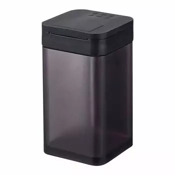 Магнитная бутылка для специй Yamazaki Jitsugyo 4820, черная башня, контейнер для приправ, регулируемый объем и приблизительный размер. Ш5.8XГ6XВ10.5см чёрный